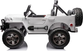 LEAN CARS JH-102 Biele auto na batérie 4x4