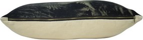 Veľký zamatový vankúš Jungle listy - 40 * 60 * 15cm