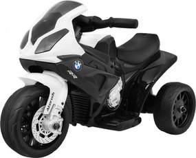 Ramiz BMW S1000 RR Mini detský motocykel na batérie čierny + 3 kolieska + zvuky + LED
