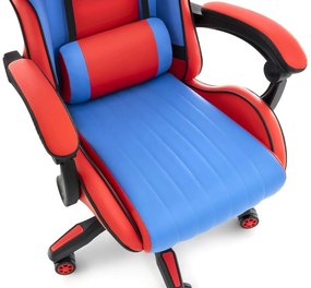 Hells Herné kreslo Hell's Chair HC-1005 HERO Spider Red Blue