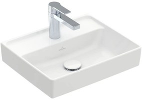 VILLEROY &amp; BOCH Collaro závesné umývadielko s otvorom, bez prepadu, 450 x 370 mm, biela alpská, 43344601