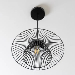 Brilagi - LED luster na lanku CERIA WIRE 1xE27/40W/230V pr. 38 cm čierna