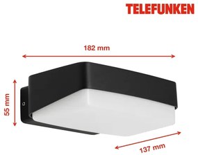 Telefunken 312205TF - LED Vonkajšie nástenné svietidlo LED/14W/230V IP44