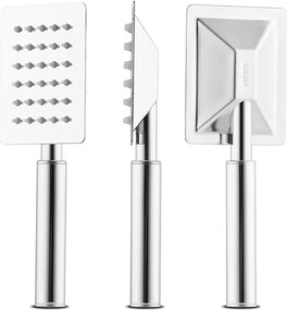 Erga Dual, podomietková sprchová sada s dažďovou sprchou 30×30, chrómová, ERG-YKA-BP.DUAL30