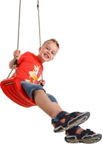 Smart4Play | Marimex Play plastové hojdacie sedadlo- červené | 11640310