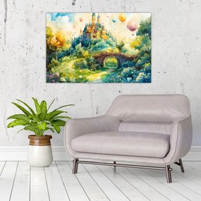 Obraz - Rozprávkový zámok (90x60 cm)