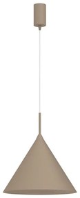Závesný luster CAPITAL na lanku, 1×GX53/15W/230V, priemer 32 cm, farba taupe