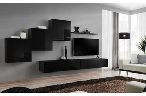 Obývacia stena Switch X Čierna