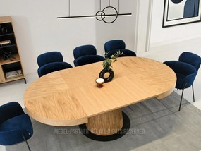 Jedálenský stôl Automoviles (dub + čierna). Akcia -18%. Vlastná spoľahlivá doprava až k Vám domov. 1137084