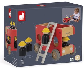 Drevené auto Bolid - Hasiči