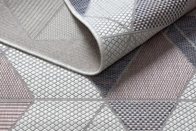 Koberec SIZAL SION Geometric 3006 ecru/rúž