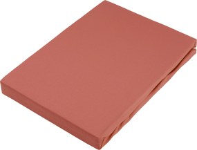 XXXLutz NAPÍNACIA PLACHTA NA BOXSPRIN, džersej, červenohnedá, 90/220 cm Novel - Obliečky & plachty - 004550010215