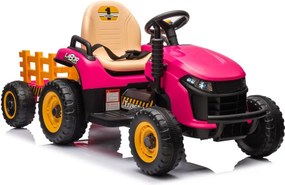 LEAN CARS Batériový traktor BBH-030 ružový