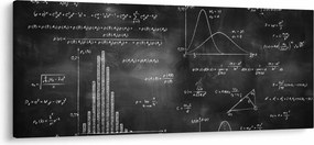Obraz - Láska k číslam (120x50 cm)