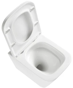 Invena Florina, závesná WC misa so Swirlflush 495x365x370 mm + toaletné sedadlo s pomalým zatváraním, biela, INV-CE-94-001-L