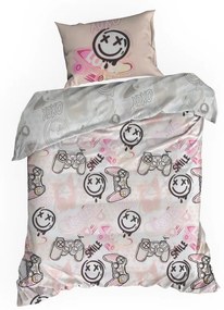 Dekorstudio Detské posteľné obliečky s motívom emotikonov KIDS 17