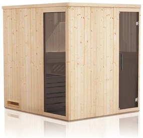 Sauna PERHE 2018V s oknom