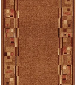 Koberce Breno Behúň BOMBAY 84, šíře role 80 cm, oranžová, viacfarebná