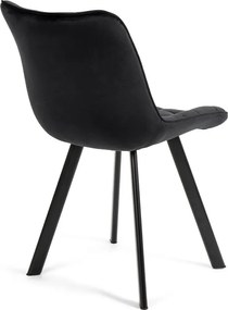 Noela Jedálenský set CERAMON 140 biely + 4x stolička BELLA čierna