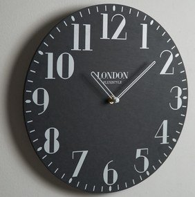 Dekorstudio Moderné drevené hodiny Retro London 30cm
