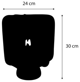 Japandi stolná lampa tmavý bronz s béžovým tienidlom - Nori