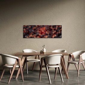 Obraz - Futuristická abstrakcia (s hodinami) (90x30 cm)