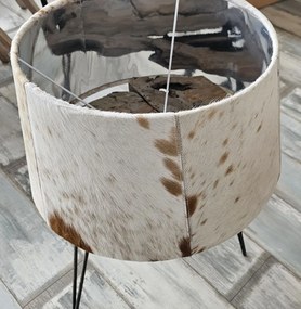 Tienidlo na lampu s dizajnom hovädzej kože - 40 * 50 * 26 cm