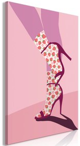 Artgeist Obraz - Strawberry Socks (1 Part) Vertical Veľkosť: 80x120, Verzia: Premium Print