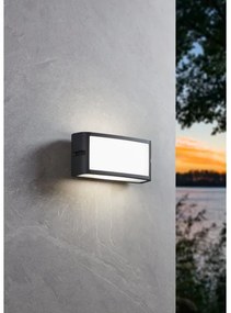 Eglo 900808- LED Vonkajšie nástenné svietidlo CAMARDA LED/10,5W/230V antracit IP54