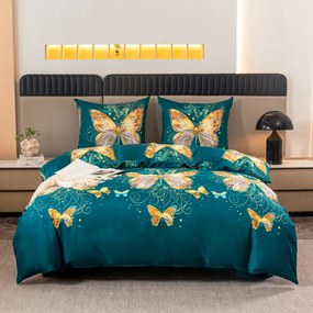 Obliečky z mikrovlákna ZAFIRA modré Rozmer obliečky: 70 x 80 cm | 140 x 200 cm