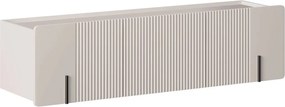 Závesný TV stolík Malmi 150 cm - kašmírová / čierna