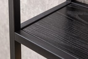 Nástenná polica Slim Line 90cm čierny jaseň