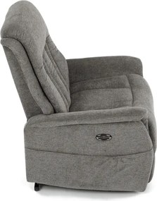 Polohovacie kreslo sivé, elektrické TV-Q8575 GREY2