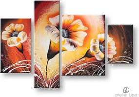 Autorská reprodukcia na plátne KVETY XOBDO127D4