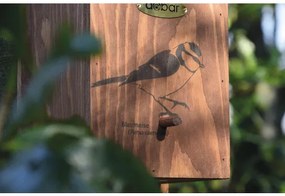 Vtáčia búdka borovicová Dobar „Sýkorka“ 16 x 16 x 32 cm