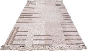 Koberec Benita 091A D.BEIGE/CREAM rozmery koberec: 60x100 cm