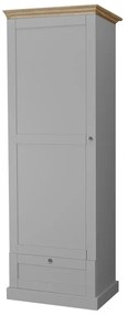 Sivá šatníková skriňa 60x180 cm Binz – Støraa