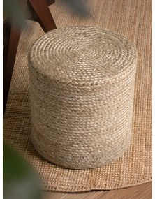 Sivobéžový taburet Jutta Greige – Hanse Home