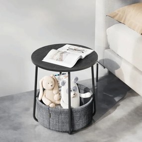 Príručný stolík čierny AKF-E1023 BK
