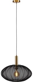 Lucide 03447/52/30 - Luster na lanku CORINA 1xE27/40W/230V pr. 50 cm čierna