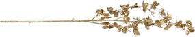 Zlatá dekoratívna kvetina Hortenzie gold champagne - 15*19* 85 cm