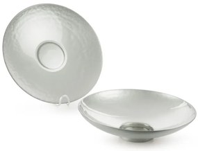 Dekoračný tanier KALA 2 01 strieborný