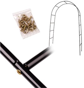 IKO Záhradný kovový oblúk, pergola na kvety  240 x 140 cm