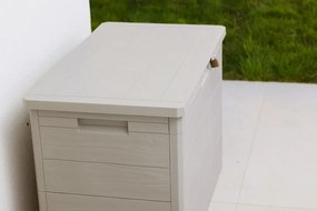 WOODYS záhradný plastový úložný box 160 L, svetlo šedá