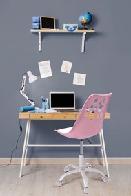 Dekorstudio Detská stolička JOY k písaciemu stolu - ružovo biela
