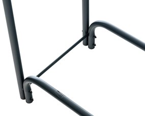 Stojan na palivové drevo Wilster 316789 - 120x120x36 cm, kov antracit