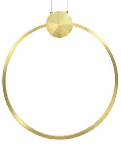 Toolight Toolight, LED stropné svietidlo 40cm 17W 4000K APP1396-CP, zlatá lesklá, OSW-00954
