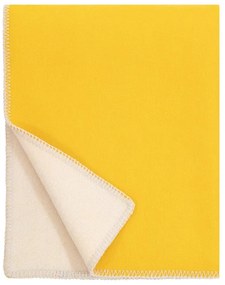 Vlnená deka Tupla 130x180, žlto-svetlo béžová