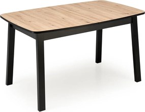 Rozkladací jedálenský stôl Barril 130/170 cm dub artisan/čierny