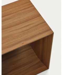 Modulárny policový systém v dekore orecha v prírodnej farbe 67x38 cm Litto – Kave Home